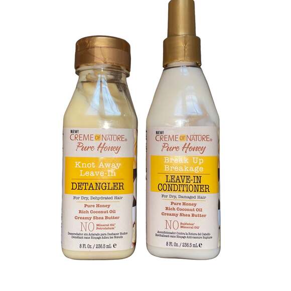 Creme of Nature Pure Honey Knot Away Leave in Detangler and Leave in Conditioner - Picture 1 of 4